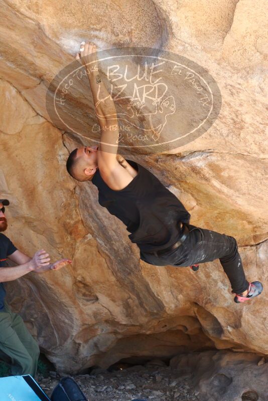 Bouldering in Hueco Tanks on 11/03/2018 with Blue Lizard Climbing and Yoga

Filename: SRM_20181103_1222460.jpg
Aperture: f/4.0
Shutter Speed: 1/250
Body: Canon EOS-1D Mark II
Lens: Canon EF 50mm f/1.8 II