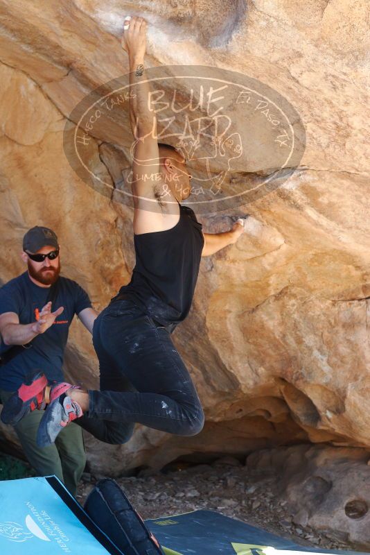 Bouldering in Hueco Tanks on 11/03/2018 with Blue Lizard Climbing and Yoga

Filename: SRM_20181103_1222471.jpg
Aperture: f/4.0
Shutter Speed: 1/320
Body: Canon EOS-1D Mark II
Lens: Canon EF 50mm f/1.8 II
