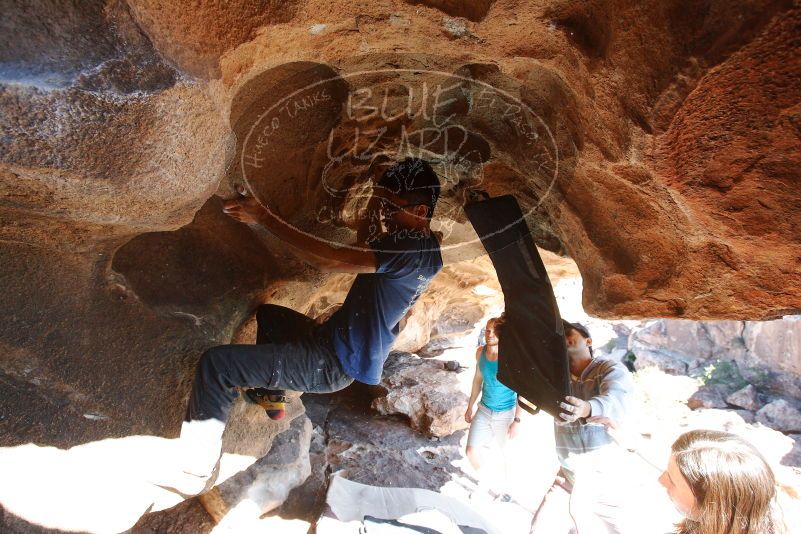 Bouldering in Hueco Tanks on 11/03/2018 with Blue Lizard Climbing and Yoga

Filename: SRM_20181103_1443550.jpg
Aperture: f/5.6
Shutter Speed: 1/200
Body: Canon EOS-1D Mark II
Lens: Canon EF 16-35mm f/2.8 L