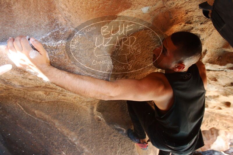 Bouldering in Hueco Tanks on 11/03/2018 with Blue Lizard Climbing and Yoga

Filename: SRM_20181103_1448591.jpg
Aperture: f/4.0
Shutter Speed: 1/200
Body: Canon EOS-1D Mark II
Lens: Canon EF 16-35mm f/2.8 L