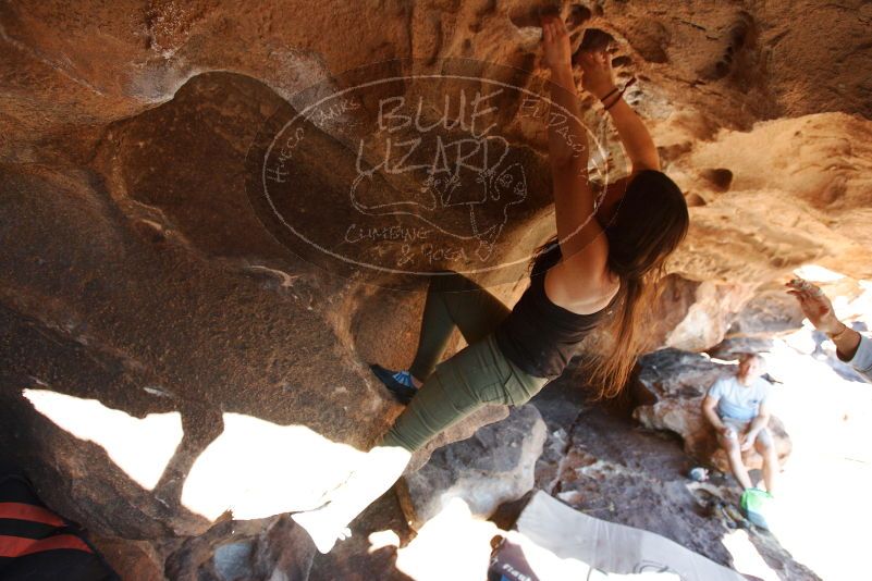 Bouldering in Hueco Tanks on 11/03/2018 with Blue Lizard Climbing and Yoga

Filename: SRM_20181103_1450351.jpg
Aperture: f/4.0
Shutter Speed: 1/400
Body: Canon EOS-1D Mark II
Lens: Canon EF 16-35mm f/2.8 L