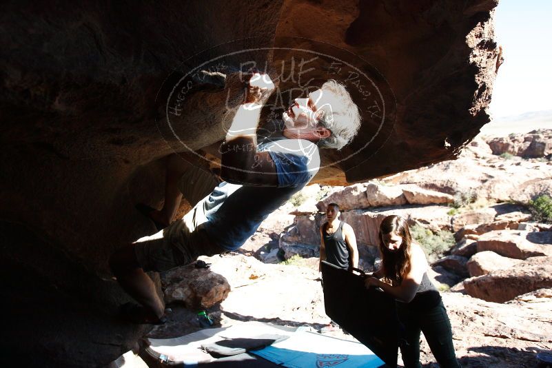 Bouldering in Hueco Tanks on 11/03/2018 with Blue Lizard Climbing and Yoga

Filename: SRM_20181103_1504261.jpg
Aperture: f/4.0
Shutter Speed: 1/2000
Body: Canon EOS-1D Mark II
Lens: Canon EF 16-35mm f/2.8 L