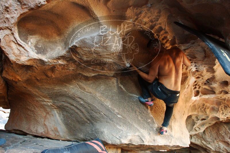Bouldering in Hueco Tanks on 11/03/2018 with Blue Lizard Climbing and Yoga

Filename: SRM_20181103_1611210.jpg
Aperture: f/2.8
Shutter Speed: 1/125
Body: Canon EOS-1D Mark II
Lens: Canon EF 16-35mm f/2.8 L