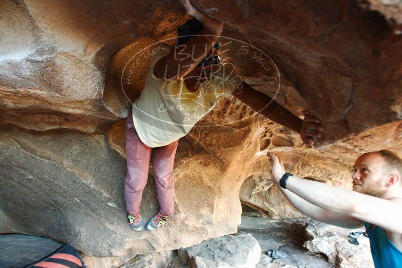Bouldering in Hueco Tanks on 11/03/2018 with Blue Lizard Climbing and Yoga

Filename: SRM_20181103_1613470.jpg
Aperture: f/2.8
Shutter Speed: 1/125
Body: Canon EOS-1D Mark II
Lens: Canon EF 16-35mm f/2.8 L