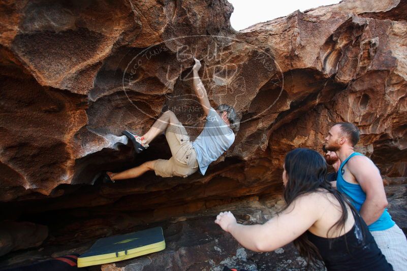 Bouldering in Hueco Tanks on 11/03/2018 with Blue Lizard Climbing and Yoga

Filename: SRM_20181103_1638160.jpg
Aperture: f/4.0
Shutter Speed: 1/400
Body: Canon EOS-1D Mark II
Lens: Canon EF 16-35mm f/2.8 L
