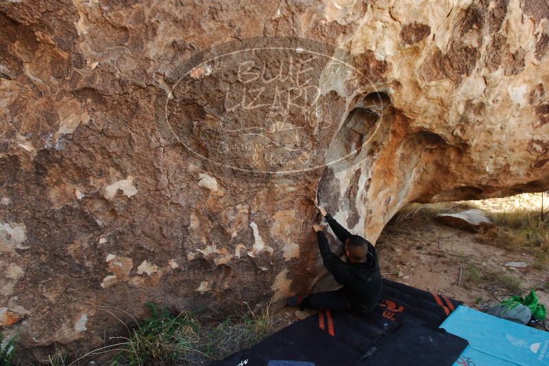 Bouldering in Hueco Tanks on 11/04/2018 with Blue Lizard Climbing and Yoga

Filename: SRM_20181104_1025320.jpg
Aperture: f/5.0
Shutter Speed: 1/250
Body: Canon EOS-1D Mark II
Lens: Canon EF 16-35mm f/2.8 L