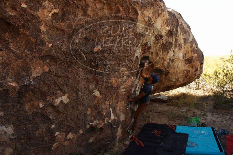 Bouldering in Hueco Tanks on 11/04/2018 with Blue Lizard Climbing and Yoga

Filename: SRM_20181104_1033400.jpg
Aperture: f/5.0
Shutter Speed: 1/500
Body: Canon EOS-1D Mark II
Lens: Canon EF 16-35mm f/2.8 L