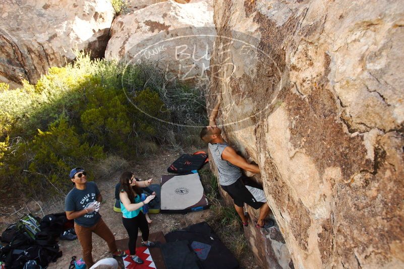 Bouldering in Hueco Tanks on 11/04/2018 with Blue Lizard Climbing and Yoga

Filename: SRM_20181104_1041471.jpg
Aperture: f/5.6
Shutter Speed: 1/250
Body: Canon EOS-1D Mark II
Lens: Canon EF 16-35mm f/2.8 L