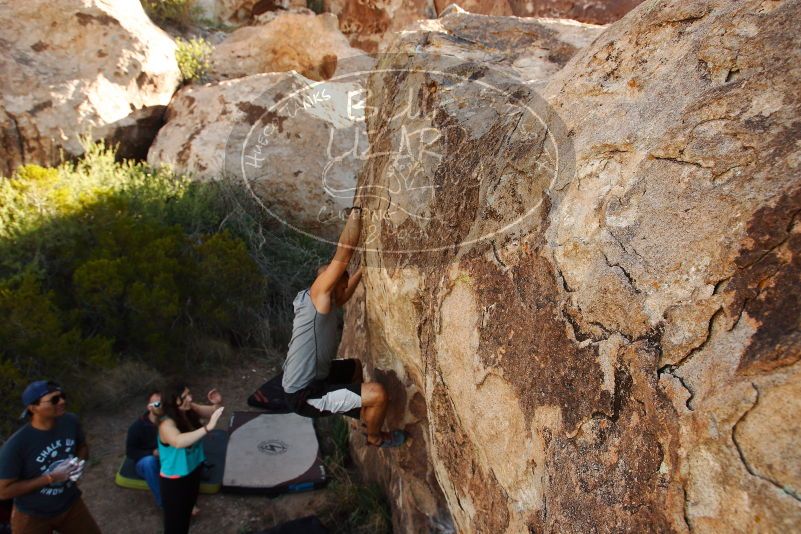 Bouldering in Hueco Tanks on 11/04/2018 with Blue Lizard Climbing and Yoga

Filename: SRM_20181104_1041531.jpg
Aperture: f/5.6
Shutter Speed: 1/400
Body: Canon EOS-1D Mark II
Lens: Canon EF 16-35mm f/2.8 L