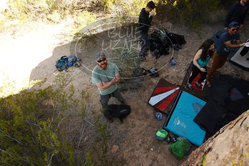 Bouldering in Hueco Tanks on 11/04/2018 with Blue Lizard Climbing and Yoga

Filename: SRM_20181104_1044040.jpg
Aperture: f/5.6
Shutter Speed: 1/400
Body: Canon EOS-1D Mark II
Lens: Canon EF 16-35mm f/2.8 L