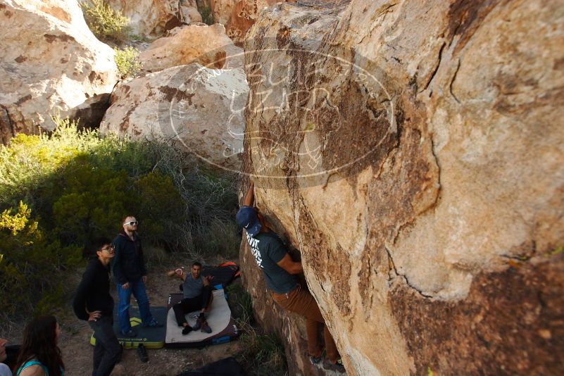 Bouldering in Hueco Tanks on 11/04/2018 with Blue Lizard Climbing and Yoga

Filename: SRM_20181104_1045110.jpg
Aperture: f/5.6
Shutter Speed: 1/400
Body: Canon EOS-1D Mark II
Lens: Canon EF 16-35mm f/2.8 L
