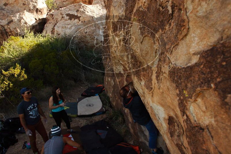 Bouldering in Hueco Tanks on 11/04/2018 with Blue Lizard Climbing and Yoga

Filename: SRM_20181104_1046261.jpg
Aperture: f/5.6
Shutter Speed: 1/640
Body: Canon EOS-1D Mark II
Lens: Canon EF 16-35mm f/2.8 L