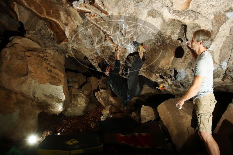 Bouldering in Hueco Tanks on 11/04/2018 with Blue Lizard Climbing and Yoga

Filename: SRM_20181104_1159480.jpg
Aperture: f/8.0
Shutter Speed: 1/250
Body: Canon EOS-1D Mark II
Lens: Canon EF 16-35mm f/2.8 L