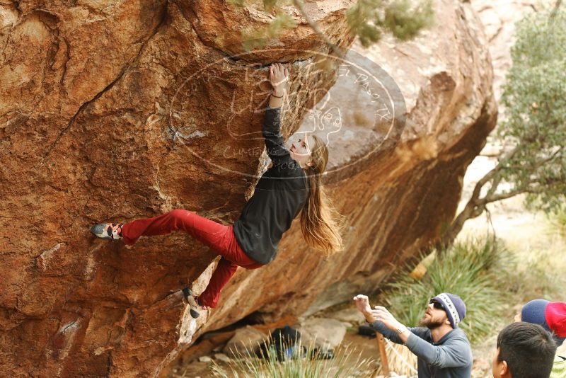 Bouldering in Hueco Tanks on 11/10/2018 with Blue Lizard Climbing and Yoga

Filename: SRM_20181110_1151521.jpg
Aperture: f/3.5
Shutter Speed: 1/400
Body: Canon EOS-1D Mark II
Lens: Canon EF 50mm f/1.8 II