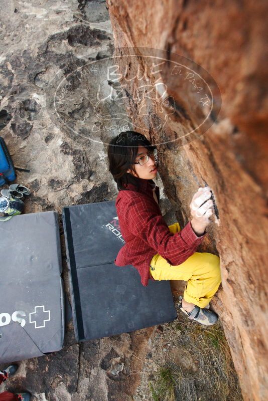 Bouldering in Hueco Tanks on 11/10/2018 with Blue Lizard Climbing and Yoga

Filename: SRM_20181110_1722480.jpg
Aperture: f/3.5
Shutter Speed: 1/320
Body: Canon EOS-1D Mark II
Lens: Canon EF 16-35mm f/2.8 L