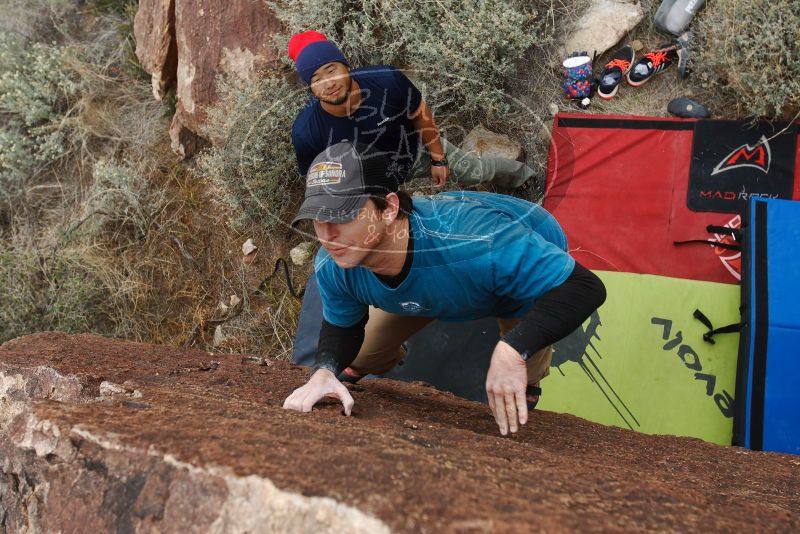 Bouldering in Hueco Tanks on 11/10/2018 with Blue Lizard Climbing and Yoga

Filename: SRM_20181110_1121290.jpg
Aperture: f/5.6
Shutter Speed: 1/500
Body: Canon EOS-1D Mark II
Lens: Canon EF 16-35mm f/2.8 L