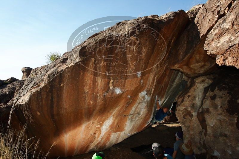Bouldering in Hueco Tanks on 11/10/2018 with Blue Lizard Climbing and Yoga

Filename: SRM_20181110_1614260.jpg
Aperture: f/8.0
Shutter Speed: 1/250
Body: Canon EOS-1D Mark II
Lens: Canon EF 16-35mm f/2.8 L