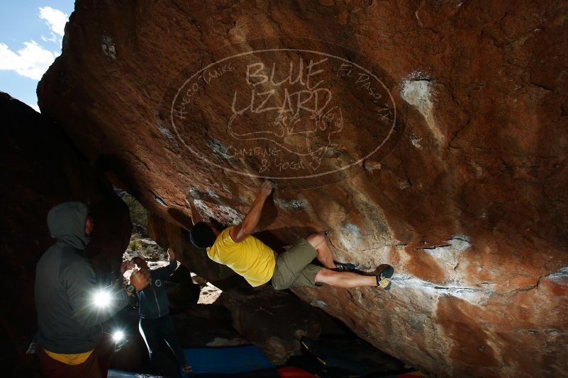 Bouldering in Hueco Tanks on 11/11/2018 with Blue Lizard Climbing and Yoga

Filename: SRM_20181111_1450460.jpg
Aperture: f/8.0
Shutter Speed: 1/250
Body: Canon EOS-1D Mark II
Lens: Canon EF 16-35mm f/2.8 L