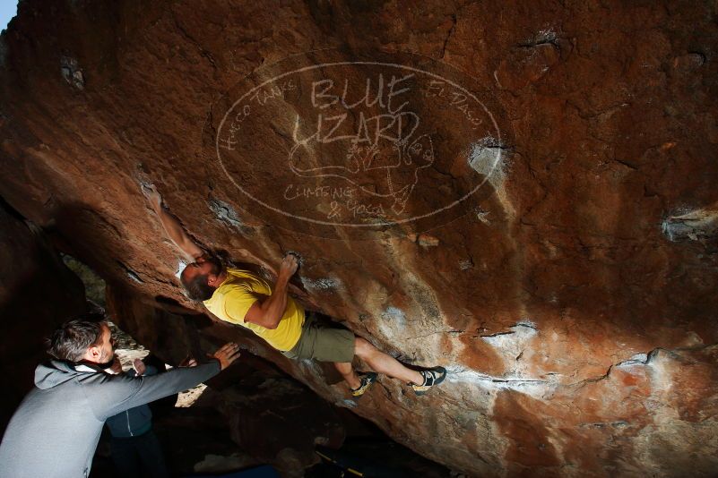 Bouldering in Hueco Tanks on 11/11/2018 with Blue Lizard Climbing and Yoga

Filename: SRM_20181111_1506330.jpg
Aperture: f/8.0
Shutter Speed: 1/250
Body: Canon EOS-1D Mark II
Lens: Canon EF 16-35mm f/2.8 L