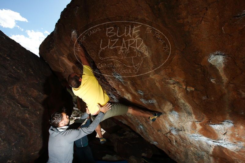 Bouldering in Hueco Tanks on 11/11/2018 with Blue Lizard Climbing and Yoga

Filename: SRM_20181111_1506460.jpg
Aperture: f/8.0
Shutter Speed: 1/250
Body: Canon EOS-1D Mark II
Lens: Canon EF 16-35mm f/2.8 L