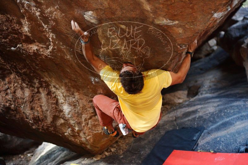 Bouldering in Hueco Tanks on 11/11/2018 with Blue Lizard Climbing and Yoga

Filename: SRM_20181111_1614190.jpg
Aperture: f/2.5
Shutter Speed: 1/250
Body: Canon EOS-1D Mark II
Lens: Canon EF 50mm f/1.8 II