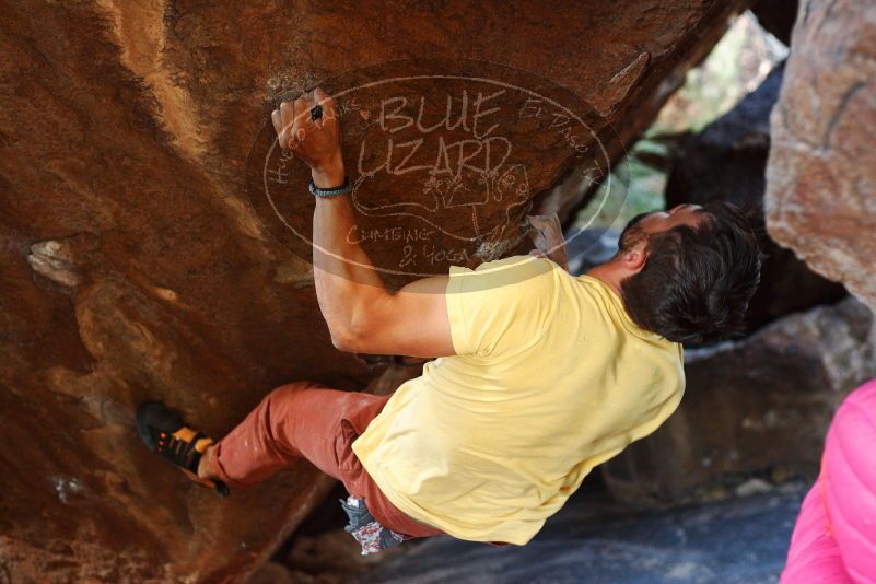 Bouldering in Hueco Tanks on 11/11/2018 with Blue Lizard Climbing and Yoga

Filename: SRM_20181111_1614360.jpg
Aperture: f/3.2
Shutter Speed: 1/250
Body: Canon EOS-1D Mark II
Lens: Canon EF 50mm f/1.8 II