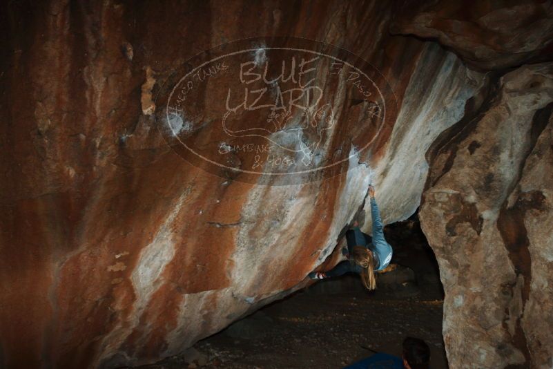 Bouldering in Hueco Tanks on 11/11/2018 with Blue Lizard Climbing and Yoga

Filename: SRM_20181111_1727310.jpg
Aperture: f/8.0
Shutter Speed: 1/250
Body: Canon EOS-1D Mark II
Lens: Canon EF 16-35mm f/2.8 L