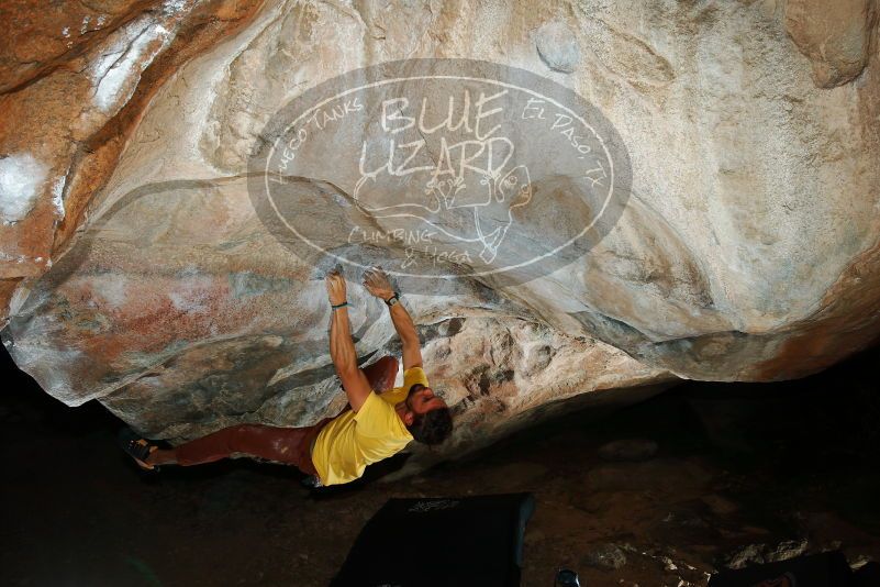 Bouldering in Hueco Tanks on 11/11/2018 with Blue Lizard Climbing and Yoga

Filename: SRM_20181111_1757300.jpg
Aperture: f/8.0
Shutter Speed: 1/250
Body: Canon EOS-1D Mark II
Lens: Canon EF 16-35mm f/2.8 L
