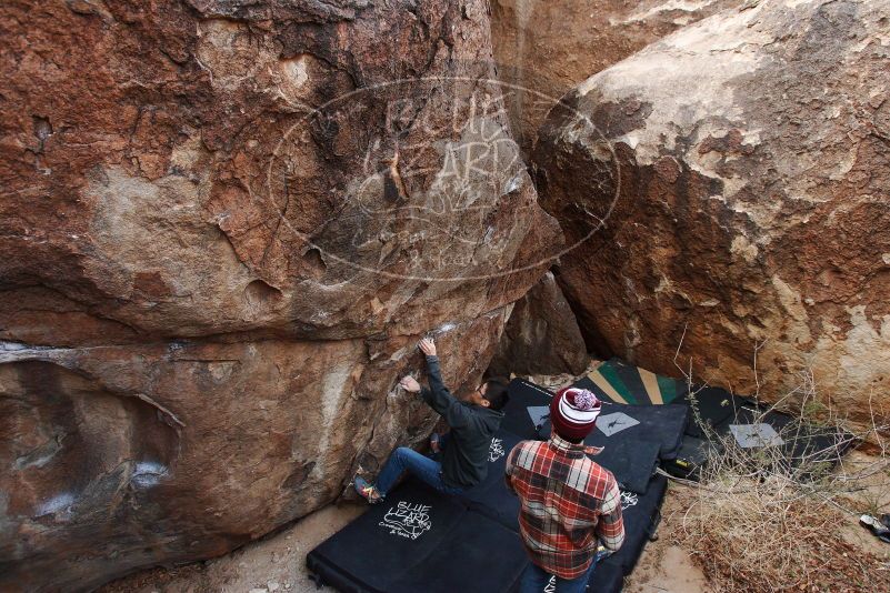 Bouldering in Hueco Tanks on 11/24/2018 with Blue Lizard Climbing and Yoga

Filename: SRM_20181124_1022440.jpg
Aperture: f/4.5
Shutter Speed: 1/250
Body: Canon EOS-1D Mark II
Lens: Canon EF 16-35mm f/2.8 L