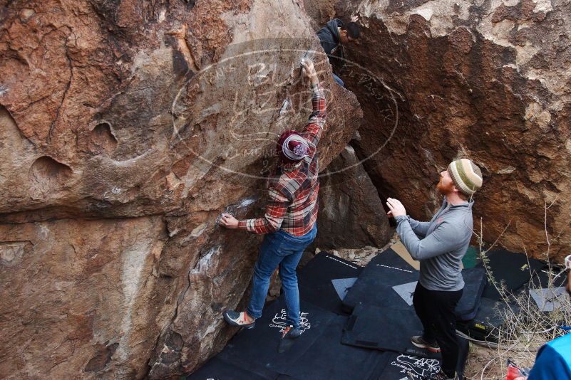 Bouldering in Hueco Tanks on 11/24/2018 with Blue Lizard Climbing and Yoga

Filename: SRM_20181124_1024080.jpg
Aperture: f/4.5
Shutter Speed: 1/250
Body: Canon EOS-1D Mark II
Lens: Canon EF 16-35mm f/2.8 L