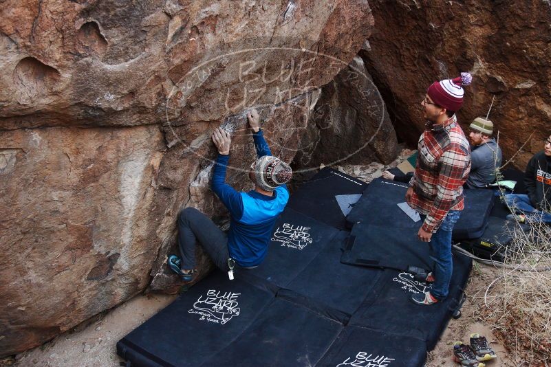 Bouldering in Hueco Tanks on 11/24/2018 with Blue Lizard Climbing and Yoga

Filename: SRM_20181124_1025390.jpg
Aperture: f/4.0
Shutter Speed: 1/250
Body: Canon EOS-1D Mark II
Lens: Canon EF 16-35mm f/2.8 L