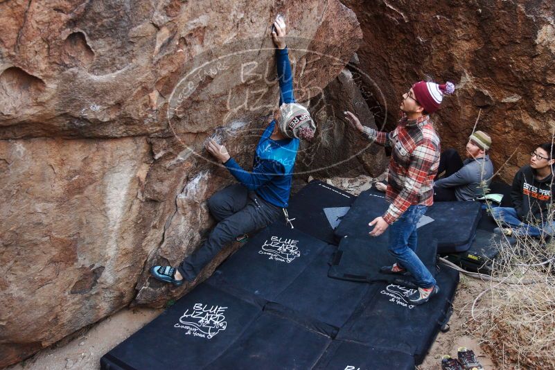 Bouldering in Hueco Tanks on 11/24/2018 with Blue Lizard Climbing and Yoga

Filename: SRM_20181124_1025420.jpg
Aperture: f/3.5
Shutter Speed: 1/250
Body: Canon EOS-1D Mark II
Lens: Canon EF 16-35mm f/2.8 L