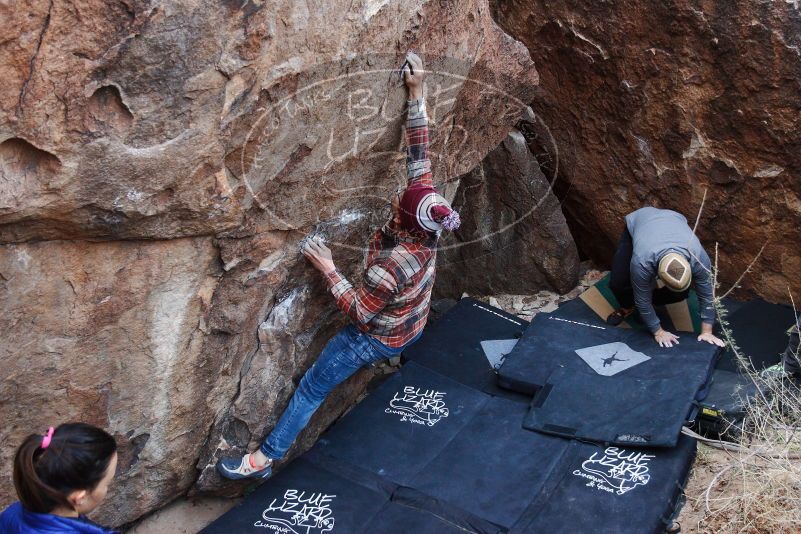 Bouldering in Hueco Tanks on 11/24/2018 with Blue Lizard Climbing and Yoga

Filename: SRM_20181124_1028270.jpg
Aperture: f/3.5
Shutter Speed: 1/250
Body: Canon EOS-1D Mark II
Lens: Canon EF 16-35mm f/2.8 L
