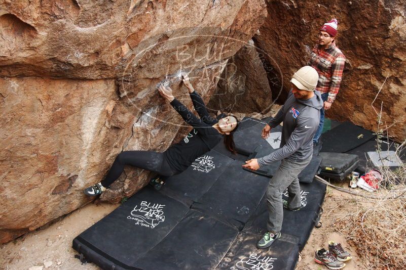 Bouldering in Hueco Tanks on 11/24/2018 with Blue Lizard Climbing and Yoga

Filename: SRM_20181124_1055200.jpg
Aperture: f/4.5
Shutter Speed: 1/250
Body: Canon EOS-1D Mark II
Lens: Canon EF 16-35mm f/2.8 L