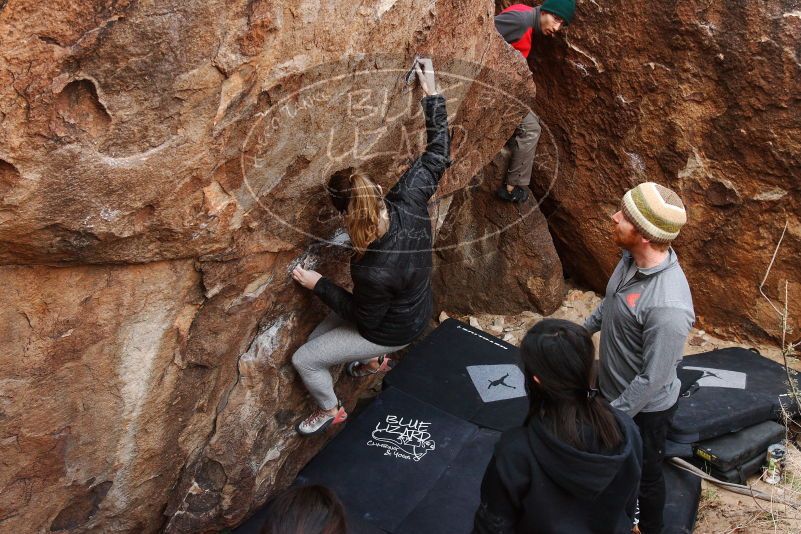 Bouldering in Hueco Tanks on 11/24/2018 with Blue Lizard Climbing and Yoga

Filename: SRM_20181124_1106010.jpg
Aperture: f/5.6
Shutter Speed: 1/200
Body: Canon EOS-1D Mark II
Lens: Canon EF 16-35mm f/2.8 L