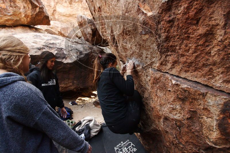 Bouldering in Hueco Tanks on 11/24/2018 with Blue Lizard Climbing and Yoga

Filename: SRM_20181124_1111070.jpg
Aperture: f/4.5
Shutter Speed: 1/250
Body: Canon EOS-1D Mark II
Lens: Canon EF 16-35mm f/2.8 L
