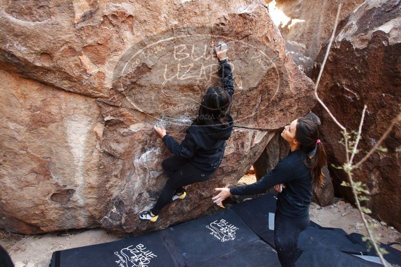 Bouldering in Hueco Tanks on 11/24/2018 with Blue Lizard Climbing and Yoga

Filename: SRM_20181124_1115320.jpg
Aperture: f/3.5
Shutter Speed: 1/250
Body: Canon EOS-1D Mark II
Lens: Canon EF 16-35mm f/2.8 L