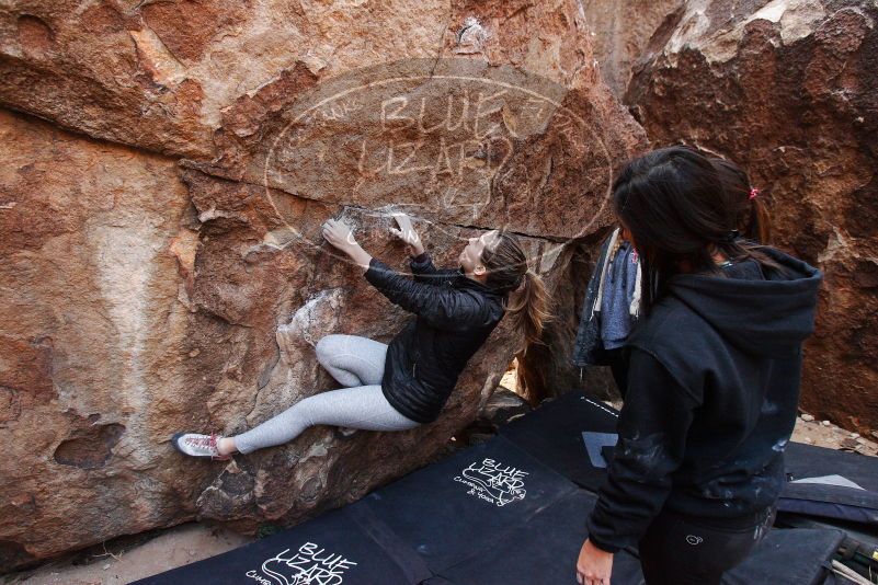 Bouldering in Hueco Tanks on 11/24/2018 with Blue Lizard Climbing and Yoga

Filename: SRM_20181124_1123190.jpg
Aperture: f/4.5
Shutter Speed: 1/250
Body: Canon EOS-1D Mark II
Lens: Canon EF 16-35mm f/2.8 L