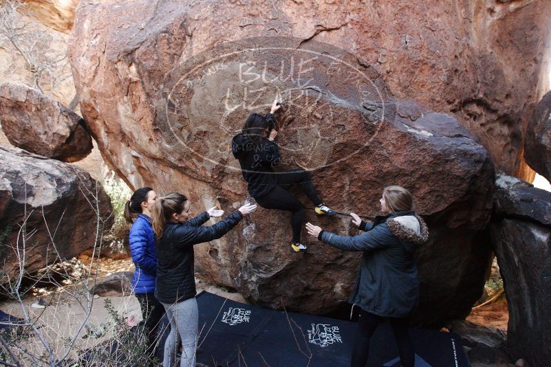 Bouldering in Hueco Tanks on 11/24/2018 with Blue Lizard Climbing and Yoga

Filename: SRM_20181124_1130031.jpg
Aperture: f/7.1
Shutter Speed: 1/250
Body: Canon EOS-1D Mark II
Lens: Canon EF 16-35mm f/2.8 L