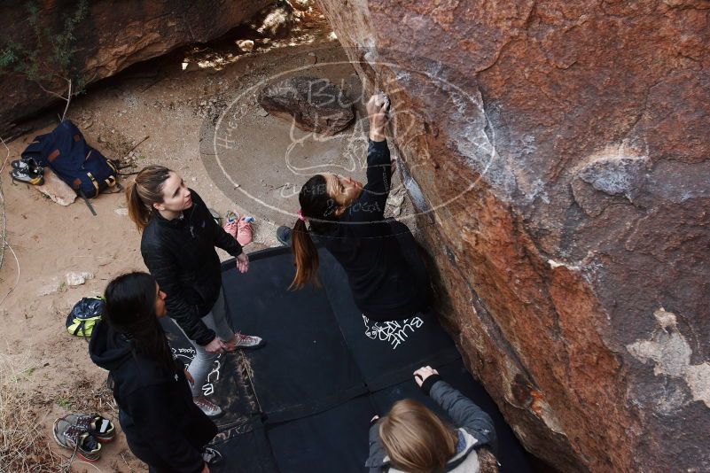 Bouldering in Hueco Tanks on 11/24/2018 with Blue Lizard Climbing and Yoga

Filename: SRM_20181124_1134591.jpg
Aperture: f/5.6
Shutter Speed: 1/250
Body: Canon EOS-1D Mark II
Lens: Canon EF 16-35mm f/2.8 L