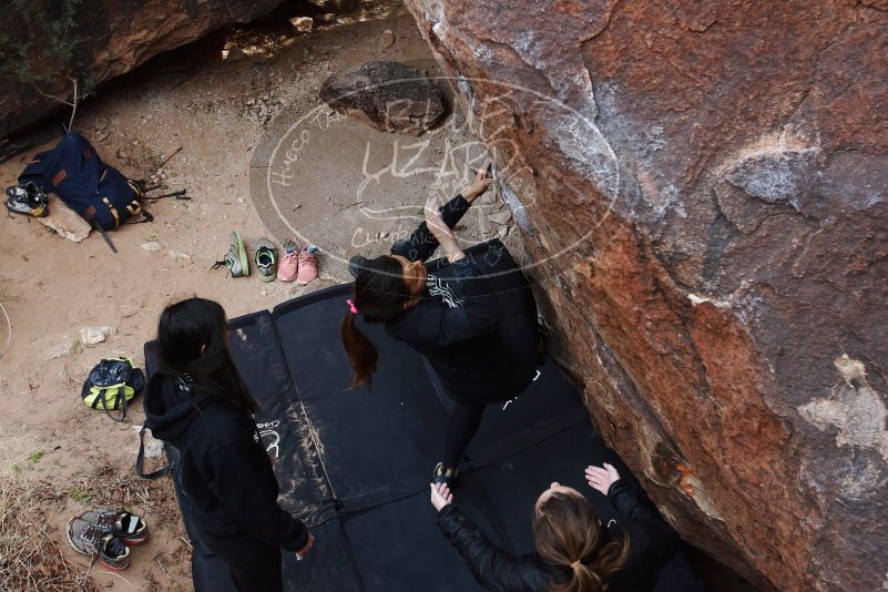 Bouldering in Hueco Tanks on 11/24/2018 with Blue Lizard Climbing and Yoga

Filename: SRM_20181124_1135361.jpg
Aperture: f/5.6
Shutter Speed: 1/250
Body: Canon EOS-1D Mark II
Lens: Canon EF 16-35mm f/2.8 L