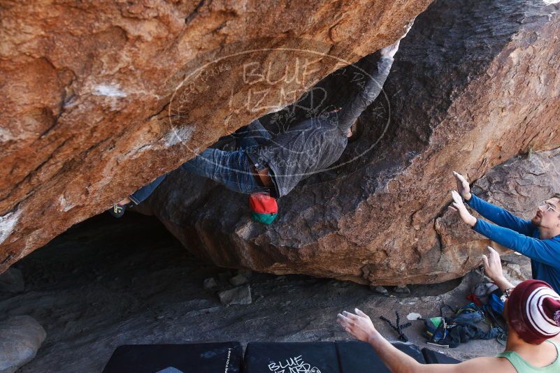 Bouldering in Hueco Tanks on 11/24/2018 with Blue Lizard Climbing and Yoga

Filename: SRM_20181124_1303450.jpg
Aperture: f/5.0
Shutter Speed: 1/250
Body: Canon EOS-1D Mark II
Lens: Canon EF 16-35mm f/2.8 L