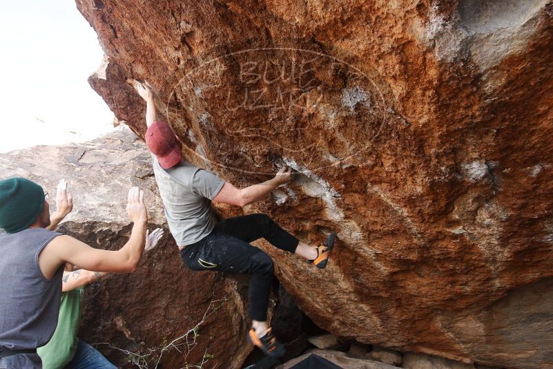 Bouldering in Hueco Tanks on 11/24/2018 with Blue Lizard Climbing and Yoga

Filename: SRM_20181124_1323520.jpg
Aperture: f/6.3
Shutter Speed: 1/250
Body: Canon EOS-1D Mark II
Lens: Canon EF 16-35mm f/2.8 L