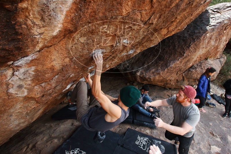 Bouldering in Hueco Tanks on 11/24/2018 with Blue Lizard Climbing and Yoga

Filename: SRM_20181124_1339590.jpg
Aperture: f/7.1
Shutter Speed: 1/320
Body: Canon EOS-1D Mark II
Lens: Canon EF 16-35mm f/2.8 L