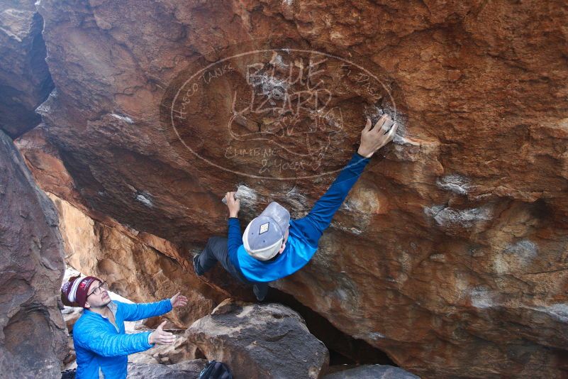 Bouldering in Hueco Tanks on 11/24/2018 with Blue Lizard Climbing and Yoga

Filename: SRM_20181124_1539050.jpg
Aperture: f/3.5
Shutter Speed: 1/200
Body: Canon EOS-1D Mark II
Lens: Canon EF 16-35mm f/2.8 L