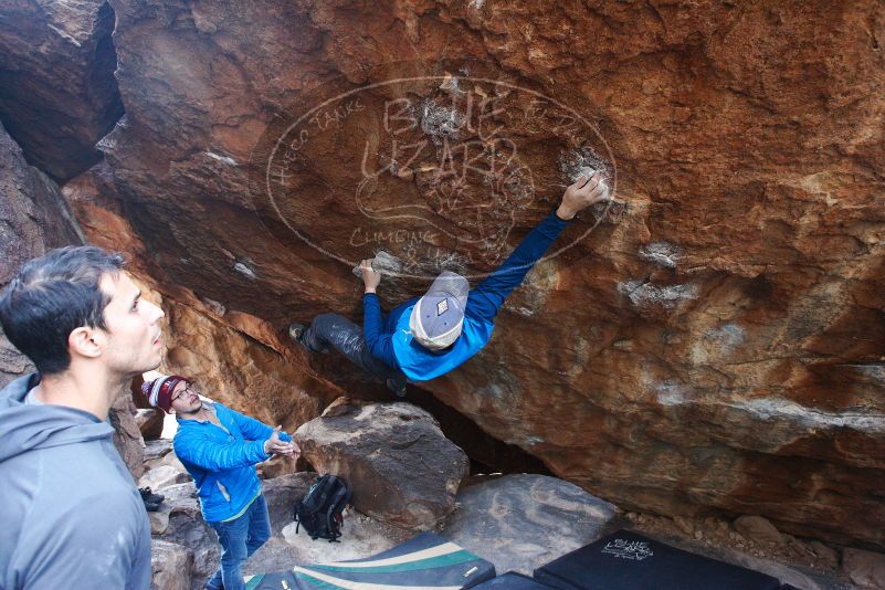 Bouldering in Hueco Tanks on 11/24/2018 with Blue Lizard Climbing and Yoga

Filename: SRM_20181124_1539550.jpg
Aperture: f/5.0
Shutter Speed: 1/200
Body: Canon EOS-1D Mark II
Lens: Canon EF 16-35mm f/2.8 L
