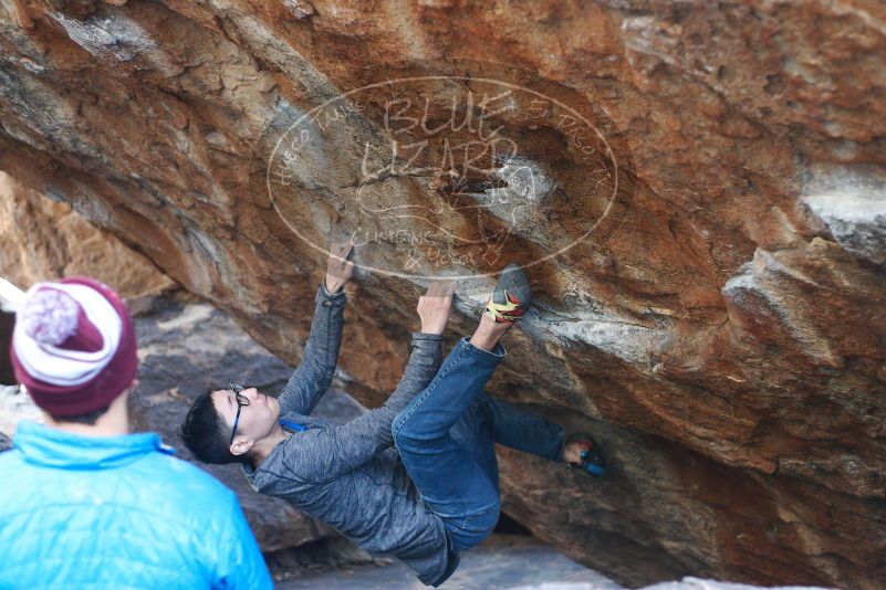 Bouldering in Hueco Tanks on 11/24/2018 with Blue Lizard Climbing and Yoga

Filename: SRM_20181124_1553540.jpg
Aperture: f/2.5
Shutter Speed: 1/320
Body: Canon EOS-1D Mark II
Lens: Canon EF 50mm f/1.8 II