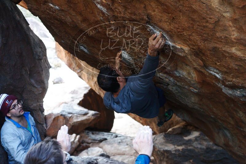 Bouldering in Hueco Tanks on 11/24/2018 with Blue Lizard Climbing and Yoga

Filename: SRM_20181124_1612560.jpg
Aperture: f/4.0
Shutter Speed: 1/250
Body: Canon EOS-1D Mark II
Lens: Canon EF 50mm f/1.8 II