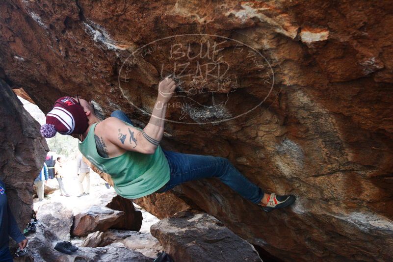 Bouldering in Hueco Tanks on 11/24/2018 with Blue Lizard Climbing and Yoga

Filename: SRM_20181124_1634520.jpg
Aperture: f/4.5
Shutter Speed: 1/250
Body: Canon EOS-1D Mark II
Lens: Canon EF 16-35mm f/2.8 L