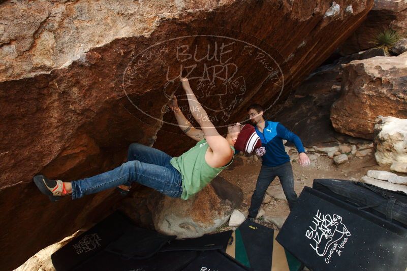 Bouldering in Hueco Tanks on 11/24/2018 with Blue Lizard Climbing and Yoga

Filename: SRM_20181124_1711110.jpg
Aperture: f/5.6
Shutter Speed: 1/250
Body: Canon EOS-1D Mark II
Lens: Canon EF 16-35mm f/2.8 L